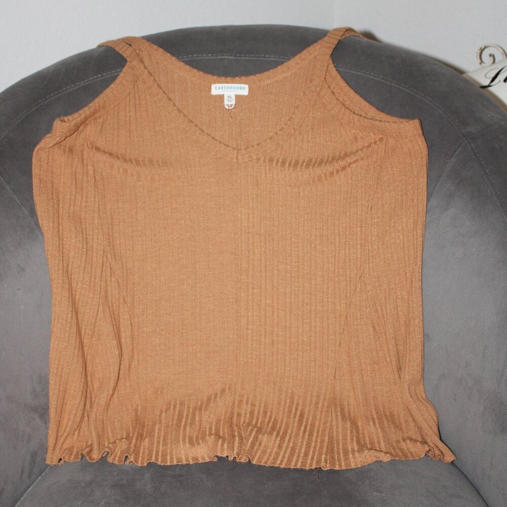 TWO Earthbound Trading Co strappy tanks
